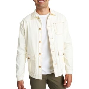 Kit &  Ace 3X Dry Cream Long Sleeve Button Up Men's Size Medium* Jacket / Shirt